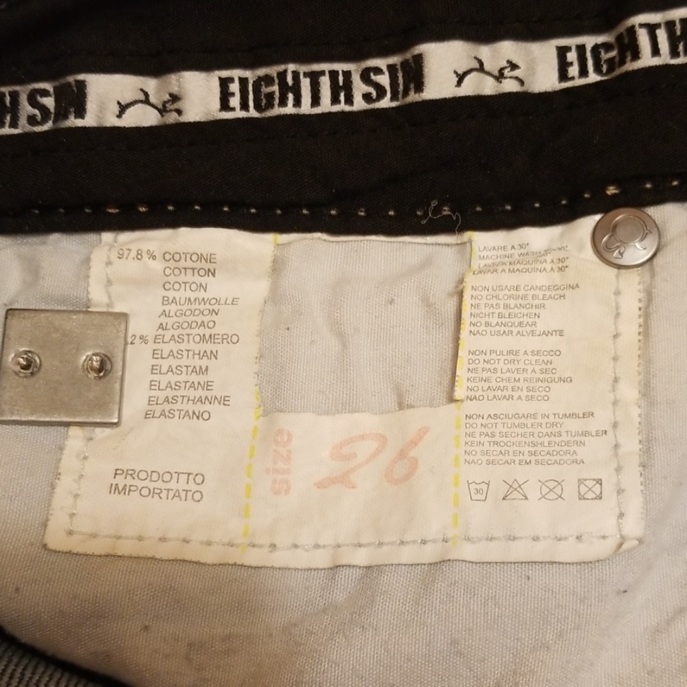 Eight Sin Jean rhinestone cuff ankles J221:5:619 - Picture 8 of 8